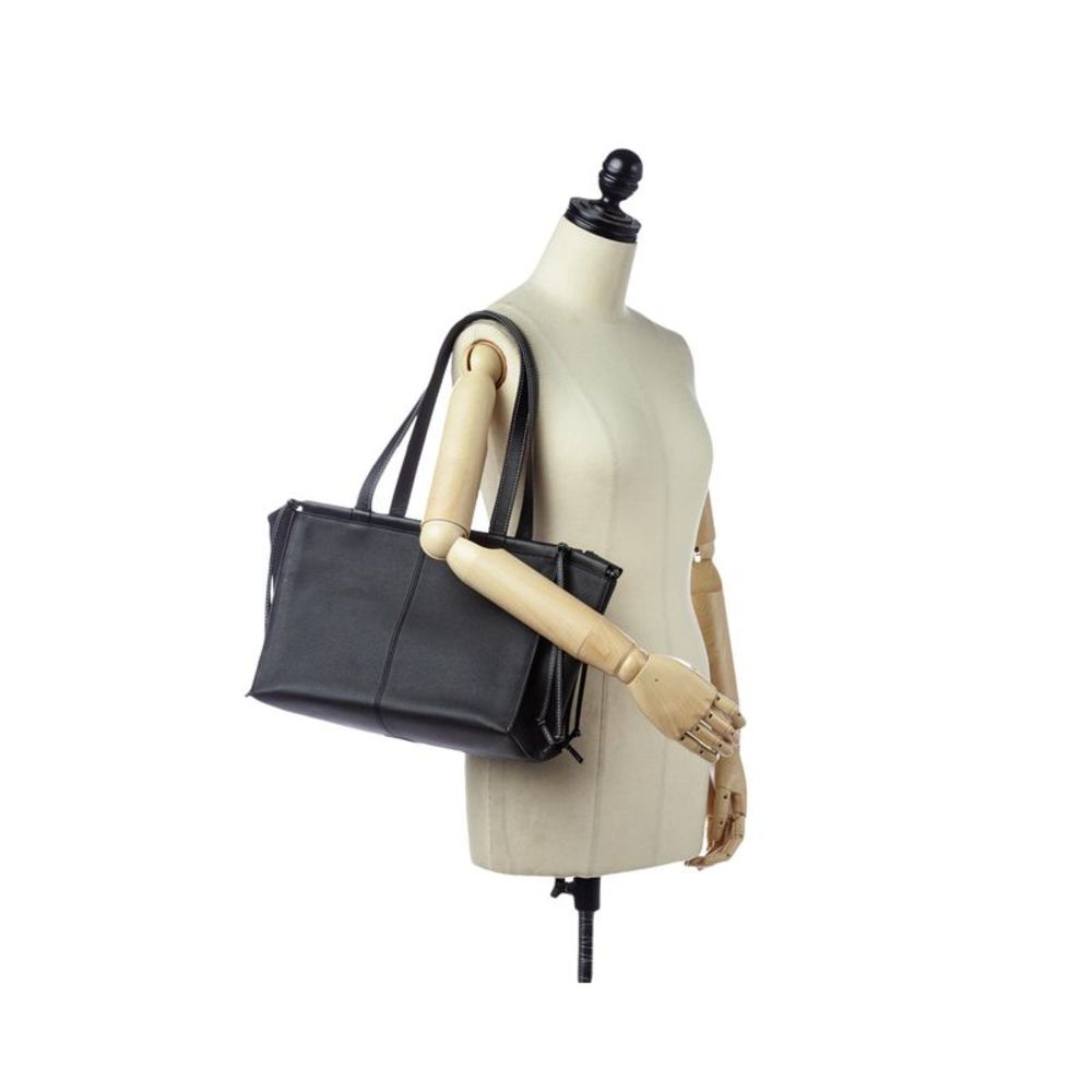 Pre Loved Loewe Large Cushion Leather Tote Bag - Picture 6 of 8